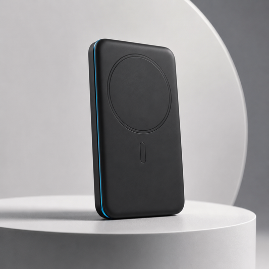Slim Magnetic Wireless Power Bank – Portable Snap-On Charger with USB-C Support, Compact Battery Pack for Phones, Travel, Work & Everyday Backup Power