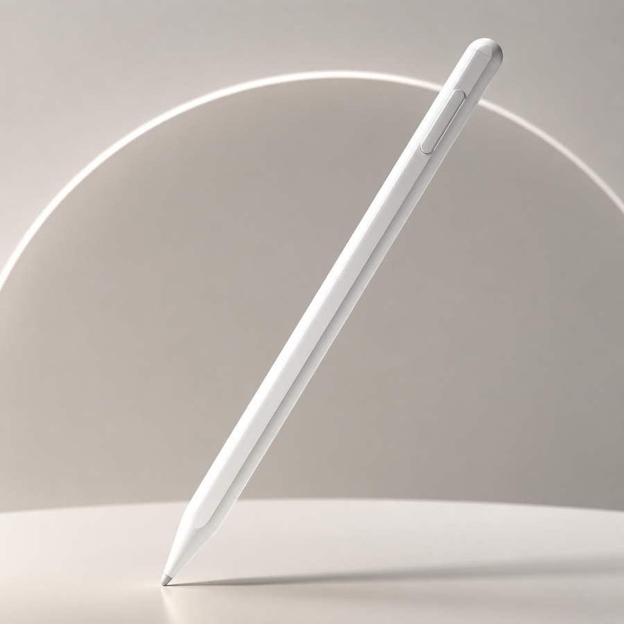 Precision Digital Stylus Pen – Sleek White Tablet Pencil for Notes, Drawing, Sketching, Planning & Everyday Touchscreen Creativity